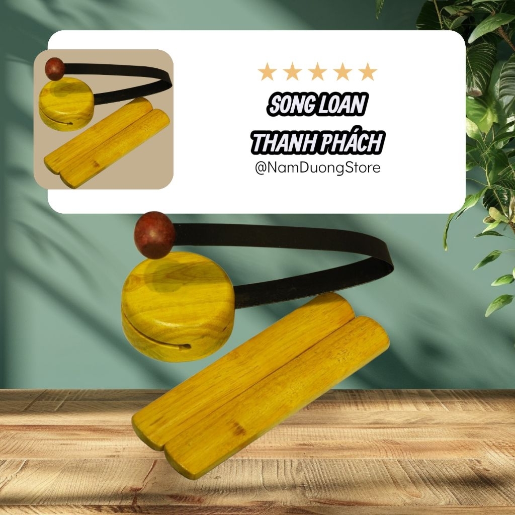 Song loan và thanh phách gỗ cho học sinh chuẩn thông số bộ giáo dục