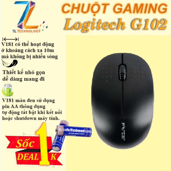 chuột không dây forter V181