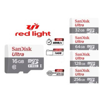 Thẻ nhớ MicroSDHC MicroSDxC Sandisk Ultra 16GB/32GB/64GB/128GB Class 10 upto 100MB/s