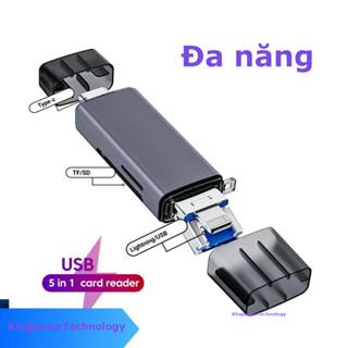 Đầu đọc thẻ nhớ micro SD TF đa năng 2 trong 1 cho máy tính