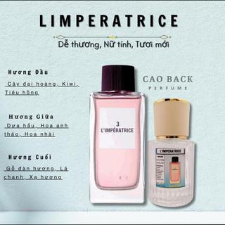 Nước hoa nữ ĐG 3 LIMPERATRICE. Hương thơm ngọt mát