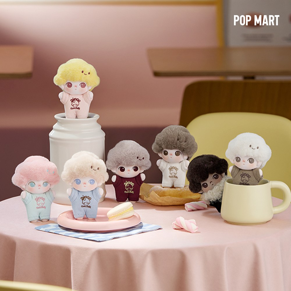 POP MART DIMOO Crush On Coffee Series-Soft-Faced Plush Keychain Blind Box