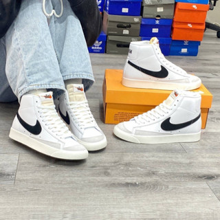 Giày thể thao Blazer MID 77 cổ cao và cổ thấp màu trắng đen bản tiêu chuẩn nam nữ đều đi được dễ phối đồ hot nhất 2024