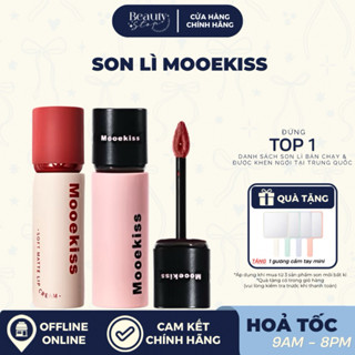 [HỎA TỐC] Son Kem Lì Dạng Bùn MOOEKISS Mịn Môi Che Phủ Rãnh Môi