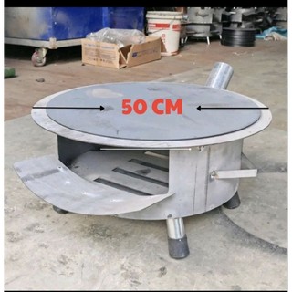 BẾP TO ĐẠI_ BẾP CỦI  CAO CẤP_ CÓ ỐNG KHÓI_ TẤM KHÔNG ĐEN NỒI