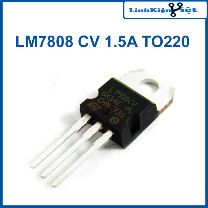 IC ổn áp LM7808 CV 1.5A TO220