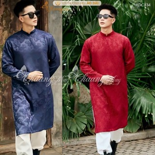  Áo dài cách tân Nam gấm vân Chaang May sẵn ADC134 thiết kế cao cấp dự tiệc sự kiện cưới lễ tết đẹp 