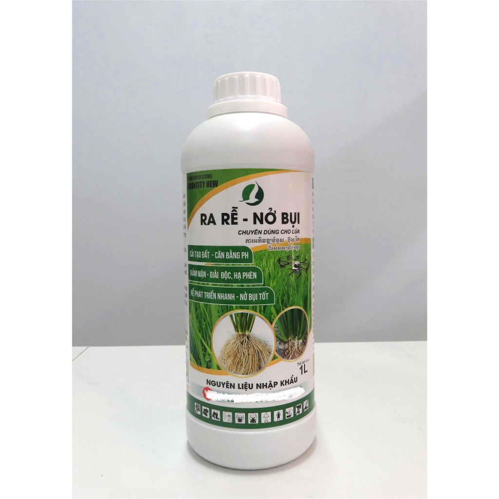 RA RỄ-NỞ BỤI 1 lít (Chuyên lúa) Kích rễ lúa khoẻ, nở bụi nhanh