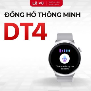 Đồng hồ thông minh DT4 MATE, Hỗ trợ đàm thoại qua bluetooth, Có tiếng Việt, Hỗ trợ sức khoẻ - Levu01, lỗ vũ, vuabanlo