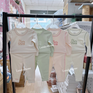 [HONEE]-Bộ nỉ dài tay mềm mịn cho bé (6-9M đến 3-4Y)