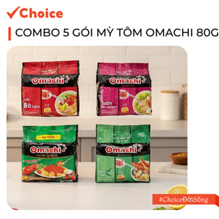 [NEW] [Choice] Combo 5 Gói Mì Tôm Omachi FM2-0390-52 80g