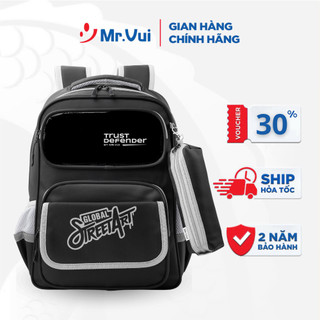  Balo thời trang Mr Vui BLTEEN 1049 balo đi học đi chơi học sinh cấp 1 cấp 2 cặp sách nhiều ngăn 