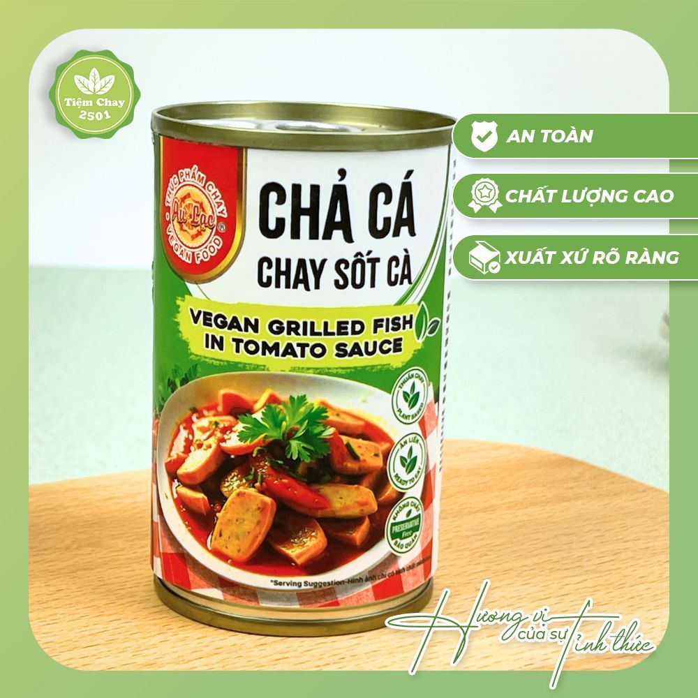 Chả cá sốt cà chay | Thực phẩm chay ăn liền cao cấp, đồ chay | Tiệm Chay 2501