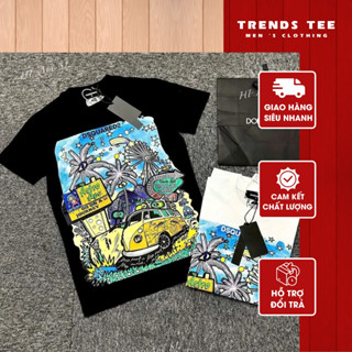 Áo Thun Nam Nữ In Hình DSQ2 Cây Dừa Cotton Cao Cấp, Áo Phông Unisex Thời Trang Streetwear