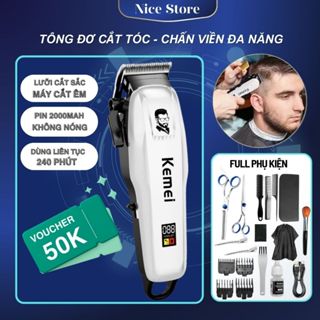 Tông Đơ Cắt Tóc Kemei KM809A PG Không Dây Chuyên Nghiệp Tông Đơ Cho Gia Đình Và Salon
