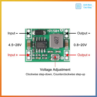 Module Hạ Áp Mini MP1584EN DC-DC 3A  ADJ