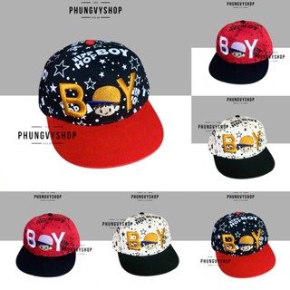  Bé 3-7 TUỔI  Mũ hiphop snapback lưỡi trai bé trai phungvyshop- Nón trẻ em   BETRAIBOY  