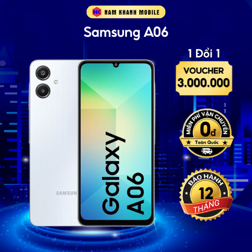 Điện Thoại Samsung A06 4GB/128GB - Chính Hãng - Nguyên Seal - Nam Khanh Shop