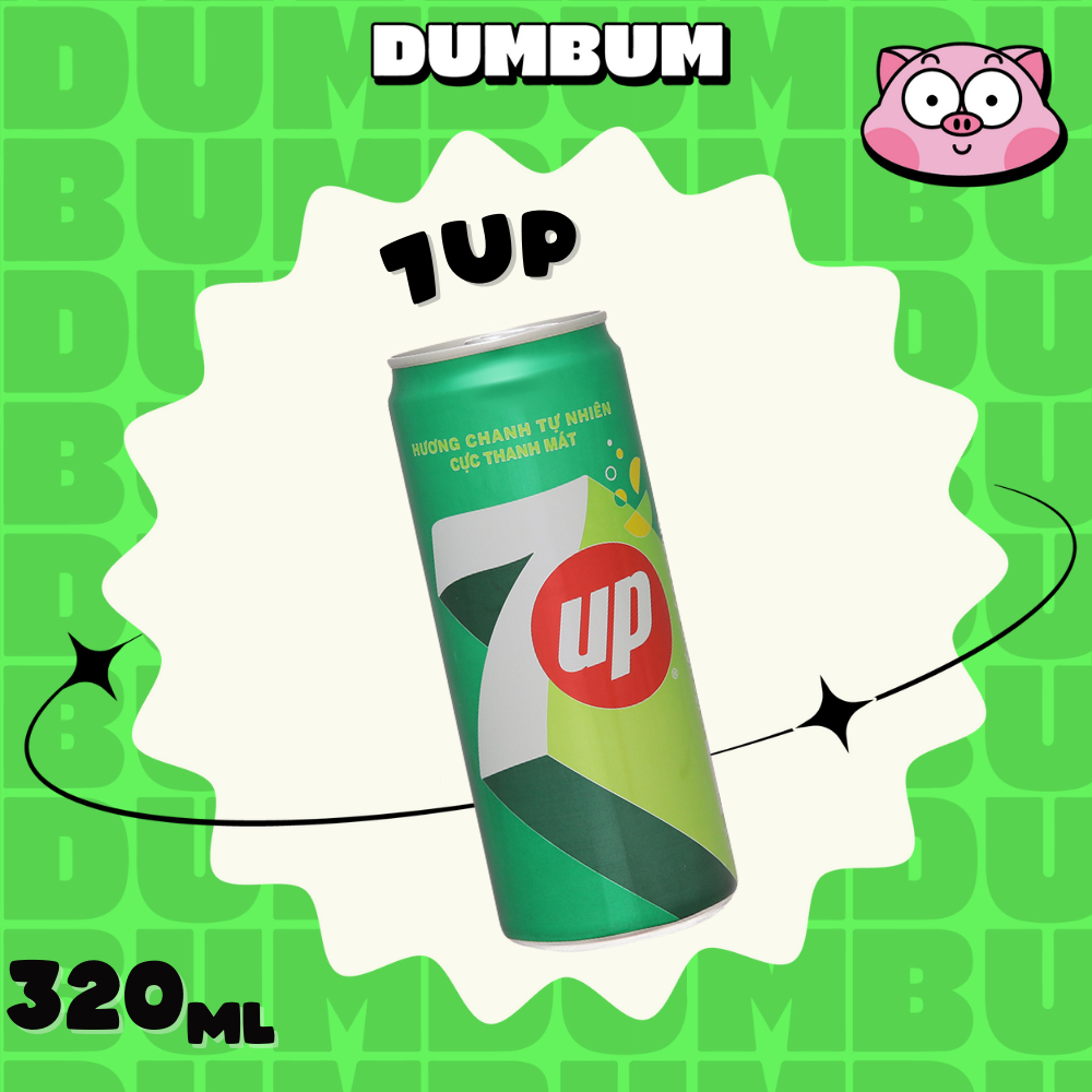 Combo 3 : 7UP lon 320ml