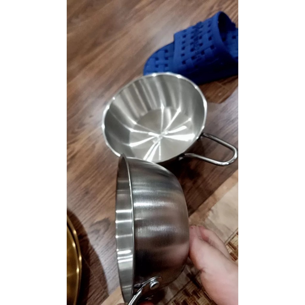 [RẺ NHẤT] Bát Inox Có Tay Cầm DBH Bát Mỳ Hàn Quốc, Bát sốt có tay cầm , chén inox cao cấp, đa năng cho Quán vs GĐ