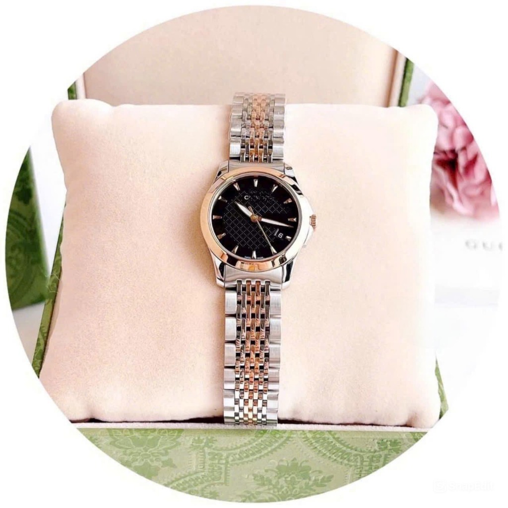 [ Russia Store ] Đồng Hồ Nữ G.C Case 28mm Dây Thép Sang Chảnh Máy Pin