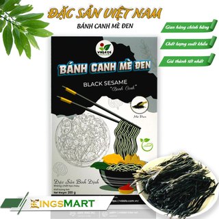 Bánh canh gạo vị mè đen - Thương hiệu VIDATA - Đặc sản Tây Sơn Bình Định - Hộp 200g - Kingsmart