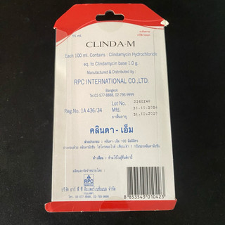 Serum chấm mun Clinda M thái lan 2025