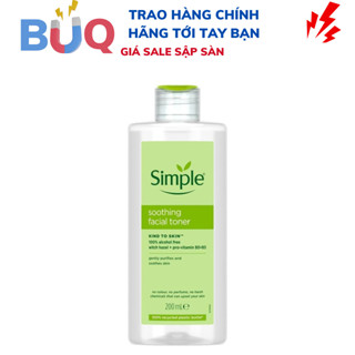 Nước Hoa Hồng Simple Toner Làm Dịu Và Cân Bằng Độ Ẩm Lành Tính Cho Da 200ml