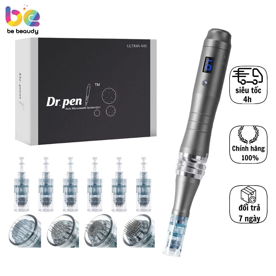 [CHÍNH HÃNG] Máy Phi Kim Dr Pen M8 Máy Vi Kim Lăn Kim Cấy Tảo Cấy Phấn Tích Điện Hàn Quốc