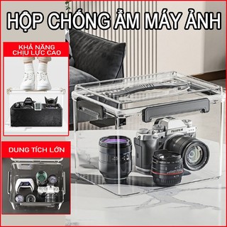  Hộp Đựng Máy Ảnh Chống Ẩm - Thiết Kế Trong Suốt Bảo Quản Ống Kính & Máy Ảnh 