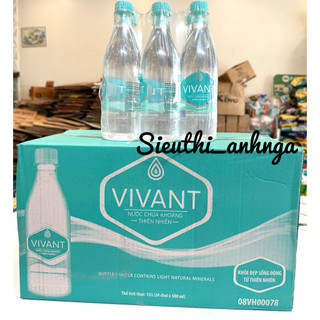  Thùng 24 chai Nước khoáng thiên nhiên Vivant 500ml 
