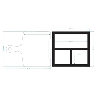 [KHẮC LOGO THEO YÊU CẦU] Khay gỗ đựng gia vị 3 ngăn, khay gỗ tiện lợi - LUXI DECOR