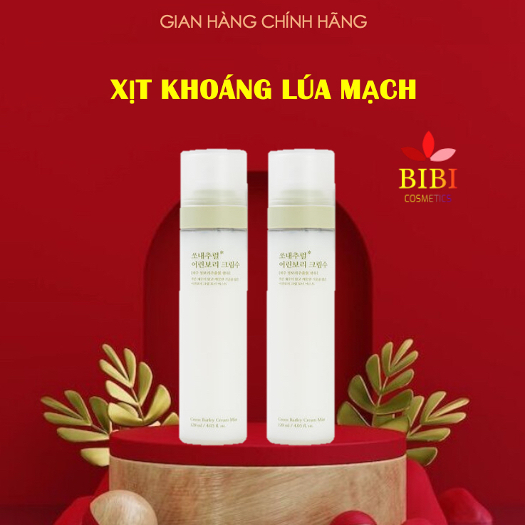 [Chính Hãng] XỊT KHOÁNG LÚA MẠCH CAO CẤP SO NATURAL KOREA