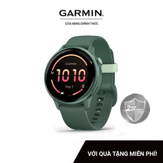   New  Đồng hồ thông minh Garmin vívoactive 6  Black LunarGold Green Pink  - Hàng chính hãng 