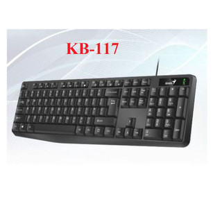 Bàn phím Genius ( KB-117 , KB-100 ) USB (Đen)