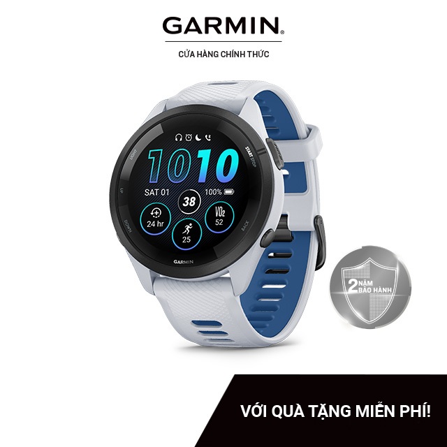 Đồng Hồ Thông Minh Garmin Forerunner 265 Music Wifi GPS (Black/White/Aqua) - Hàng Chính Hãng | BigBuy360 - bigbuy360.vn