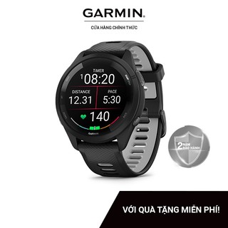  Đồng Hồ Thông Minh Garmin Forerunner 265 Music Wifi GPS  Black White Aqua  - Hàng Chính Hãng 
