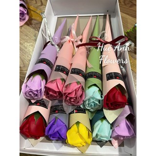Hoa sáp ốc quế Hàn Quốc RANDOM(COMBO 5 BÔNG)