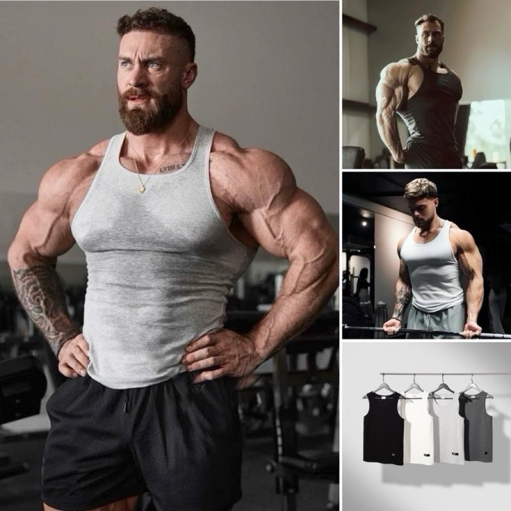 [ Combo Siêu Rẻ ] Áo Ba Lỗ Thể Thao Nam Form Ôm Cotton Gân Co Giãn 4 Chiều 2025