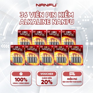Pin Kiềm Nanfu Alkaline AA/AAA Chính Hãng 1,5V – Dung Lượng Cao, Không Chảy Nước, HSD 10 Năm