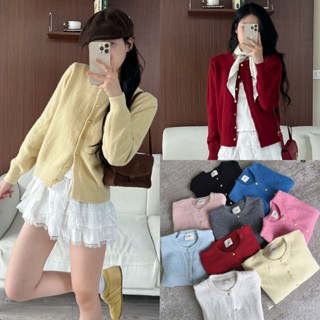 Áo cardigan len dài tay khuy đồng EGG chất len mịn siêu xinh ୨୧ by Vintagevibes.