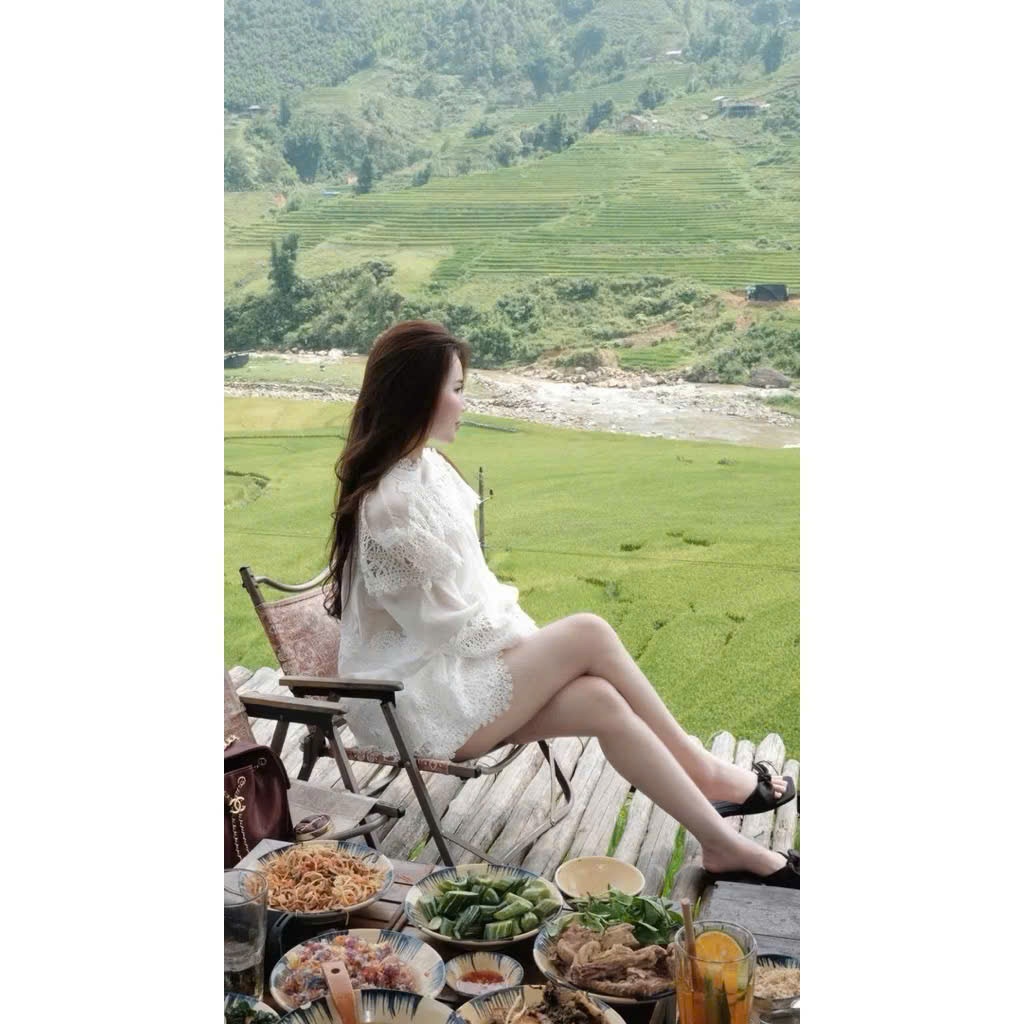 (Hàng Thiết Kế): Áo Trắng Đũi Tơ Phối Ren Bản To Viền Lượn Dài Tay Cúc Ngọc Sang Chảnh Tôn Dáng Dễ Phối Đồ - Ảnh Lollaye | BigBuy360 - bigbuy360.vn