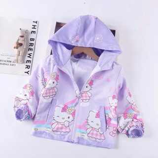  Áo Khoác 2 lớp cho bé hình dễ thương chống nắng chống gió cản bụi 