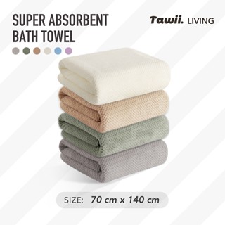 DOZO Khăn tắm siêu hút nước dày thích hợp cho đi du lịch và sử dụng trong gia đình