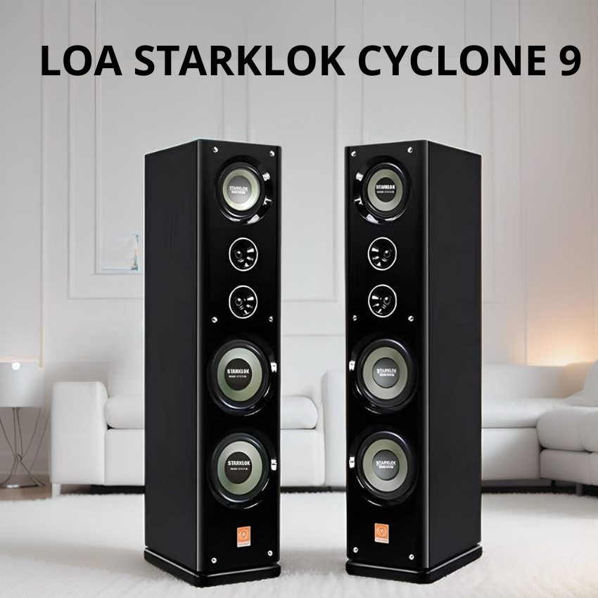 Loa đứng karaoke và nghe nhạc Starklok 2 bass 20, loa cây karaoke nghe nhạc gia đình chất lượng cao 