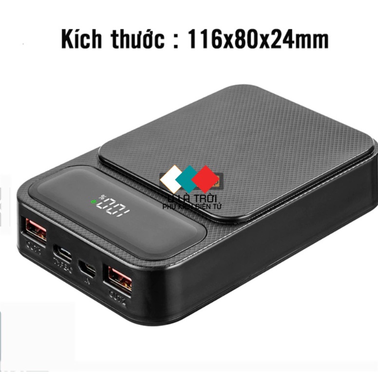 Box sạc dự phòng 18650 nhanh , box sạc 4 cell sạc nhanh 22W dòng F4 (Chất Lượng )