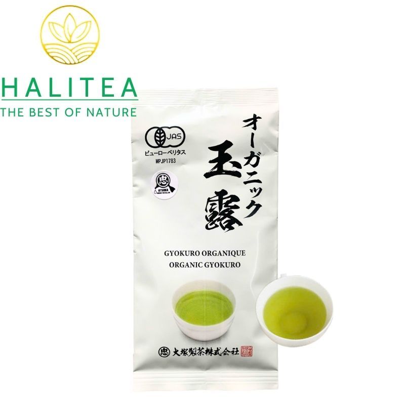 Trà Gyokuro Organic Otsuka Green Nhật Bản – Lá Rời 50g