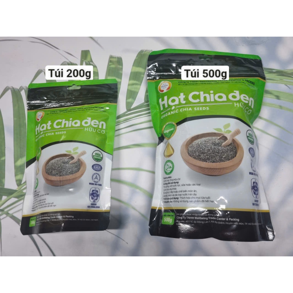 Hạt Chia Úc Hữu Cơ Loại Chuẩn Ngon (Chiết bịch lẻ)