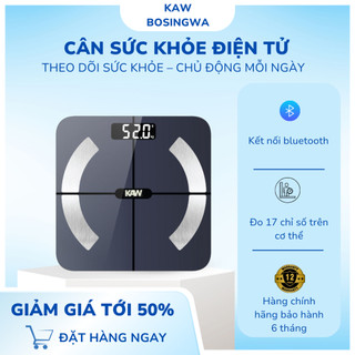  Cân điện tử đo sức khỏe bluetooth cân sức khỏe đo 21 chỉ số - Hàng chính hãng bảo hành 12 tháng 
