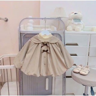  Quần áo bé gái Áo khoác kaki thu đông bé gái 2 lớp  KHÔNG KÈM ÁO TRONG  9-25kg AK519 Tiểu Yến KID 